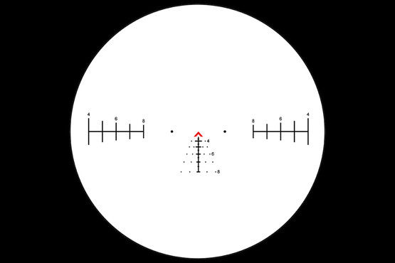 Primary Arms ACSS Aurora 5.56 and .308 Yards reticle with red illumination